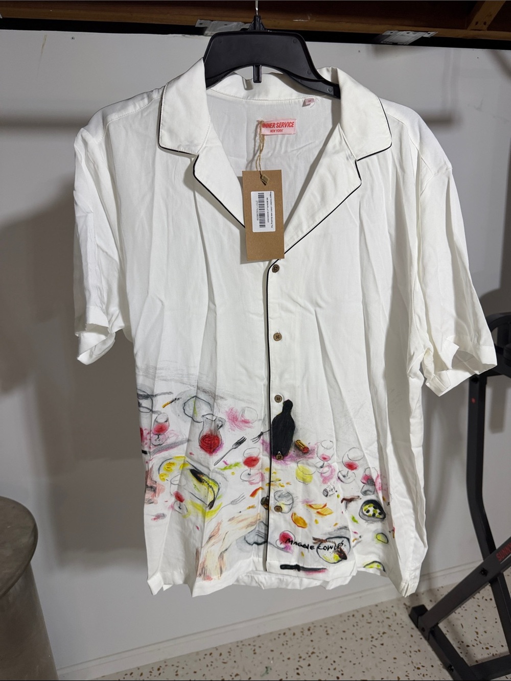 Maggie Cowles x Dinner Service NY 4am bowling top